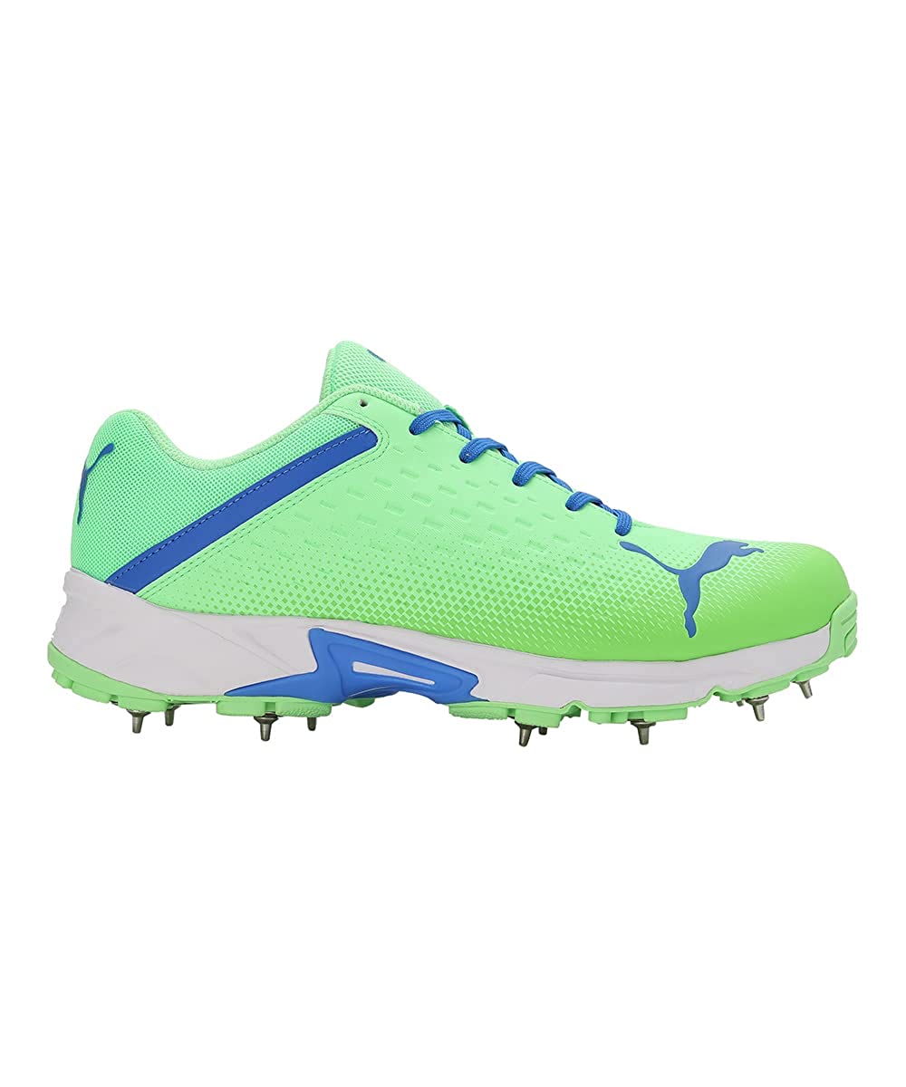 PUMA SPIKE 22.2 MEN'S CRICKET SHOES - ELEKTRO GREEN & BLUEMAZING