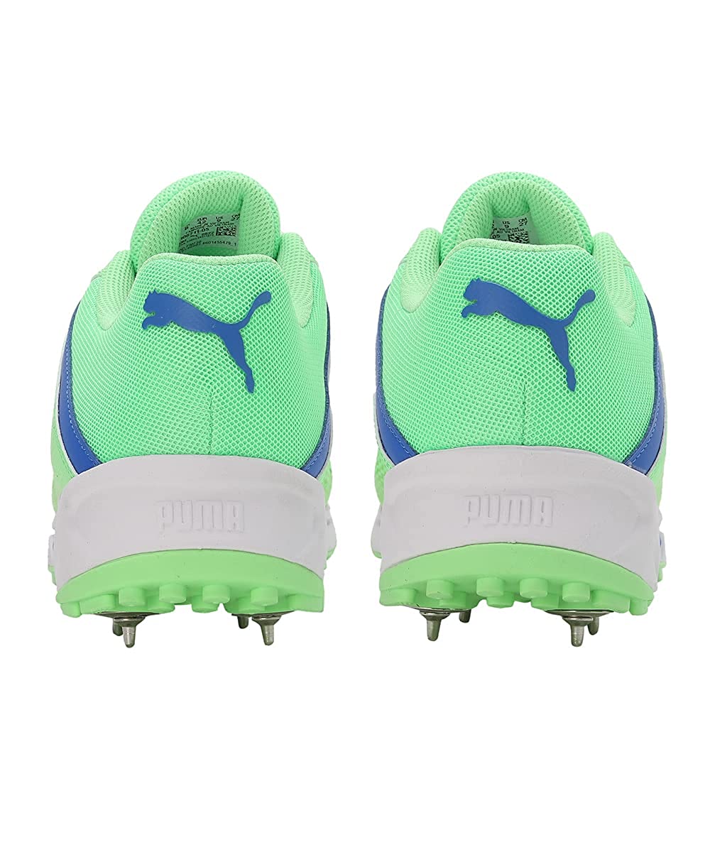 PUMA SPIKE 22.2 MEN'S CRICKET SHOES - ELEKTRO GREEN & BLUEMAZING