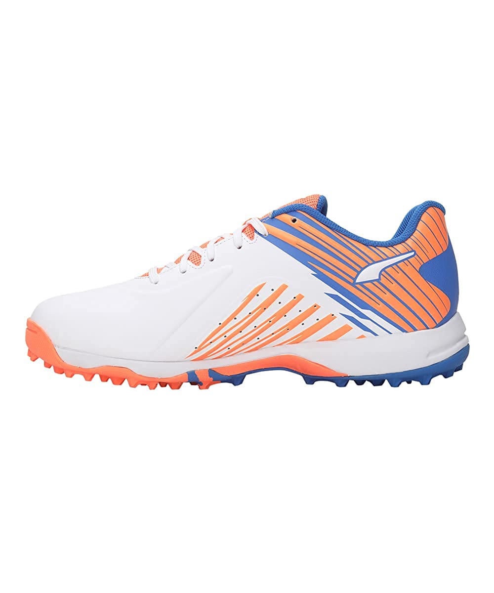 PUMA 22 FH RUBBER MEN'S CRICKET SHOES - WHITE BLUEMAZING