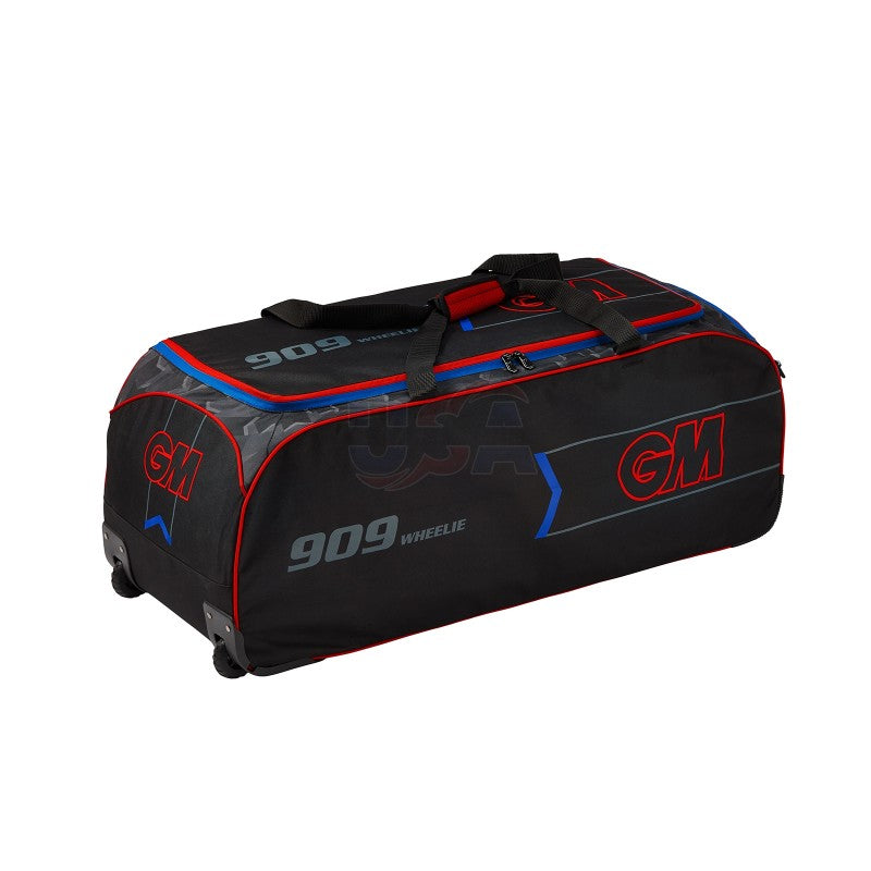 GM Cricket Bag 909 Wheelie - Black