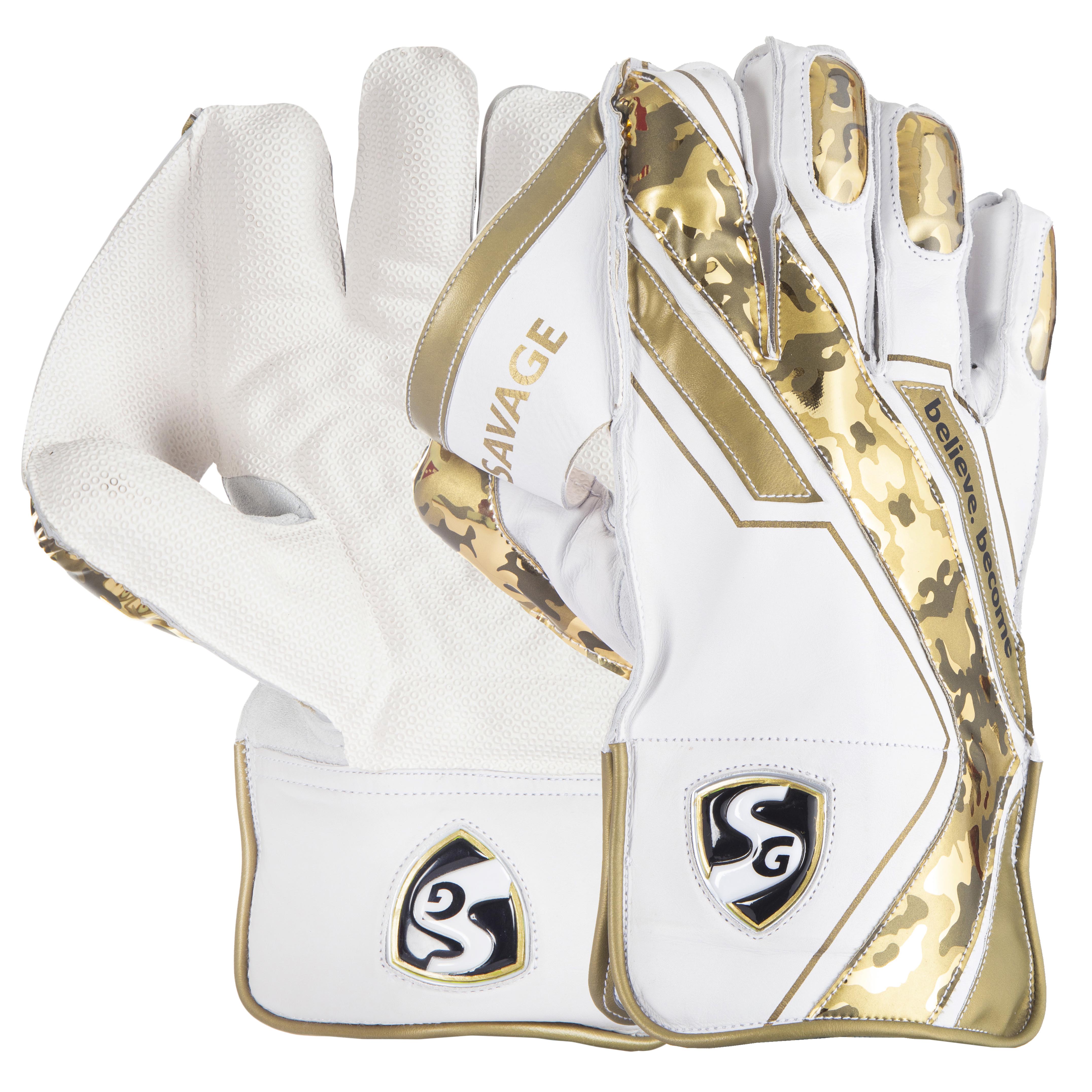 SG SAVAGE WICKET KEEPING GLOVES