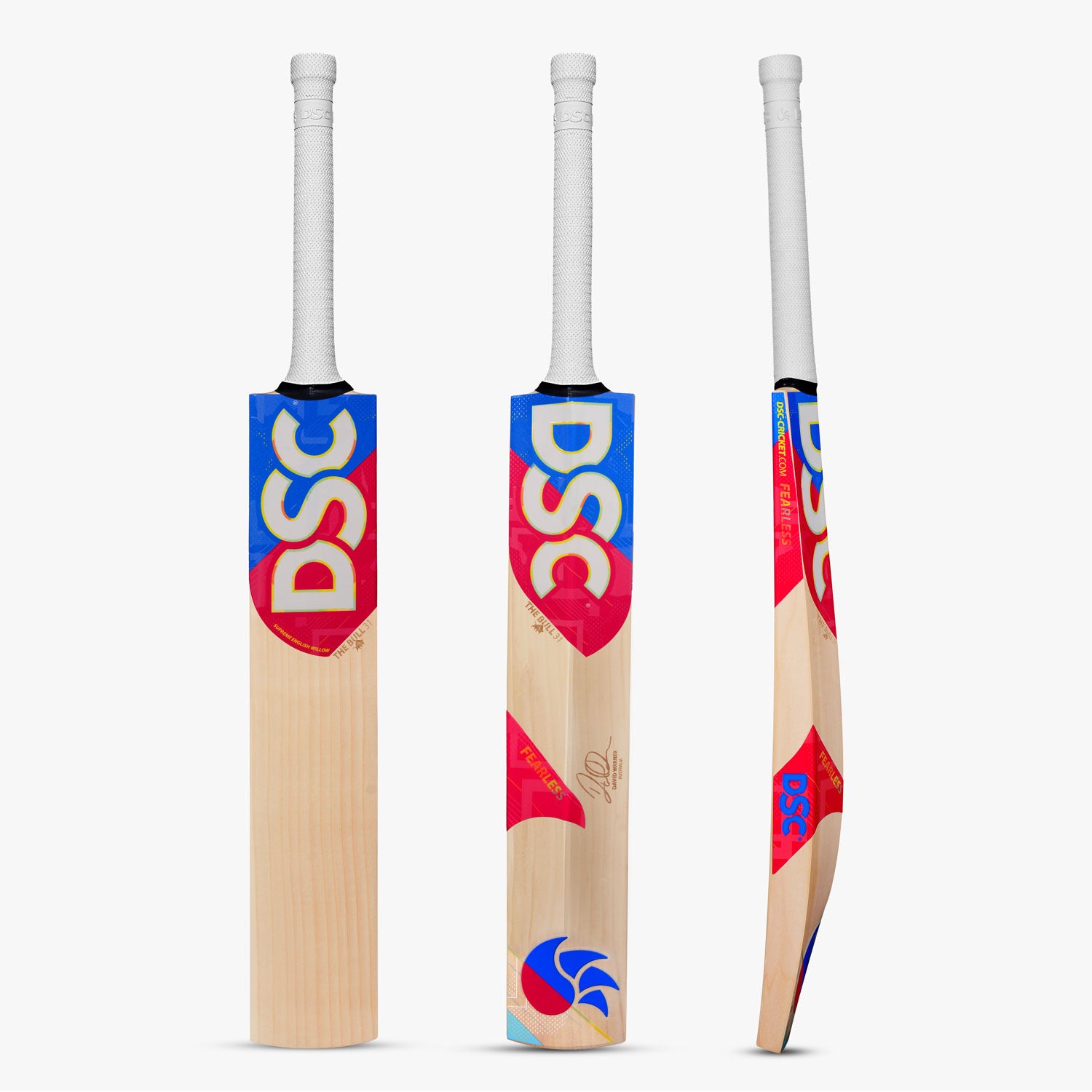 DSC INTENSE DAVID WARNER (THE BULL 31) PLAYERS EDITION ENGLISH WILLOW CRICKET BAT