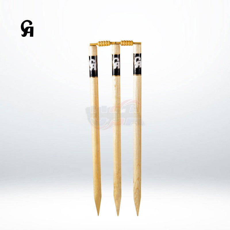 CA Wooden Stumps (6 Stumps with 4 Bails)