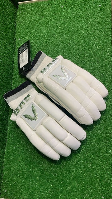 BAS PRO FULL WHITE BATTING GLOVES