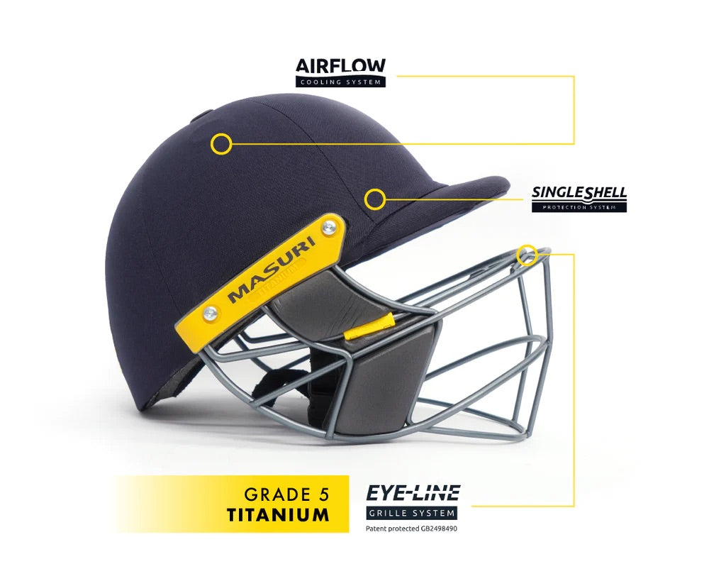 MASURI E LINE TITANIUM SENIOR HELMET
