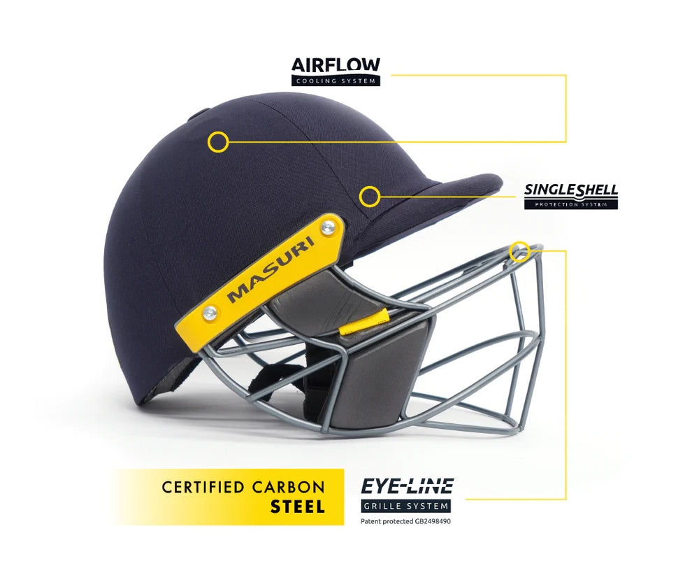 MASURI E LINE STEEL SENIOR HELMET