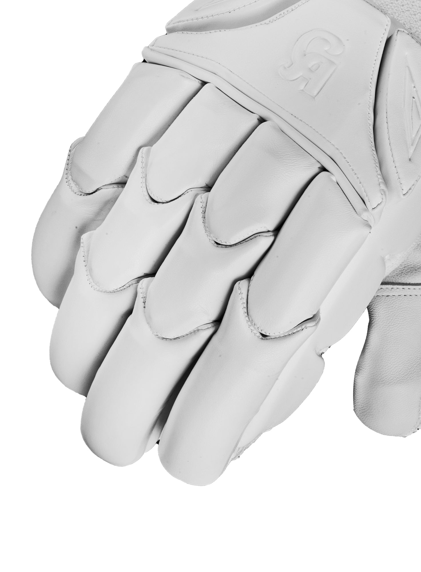 CA JR 20 Full White Batting Gloves
