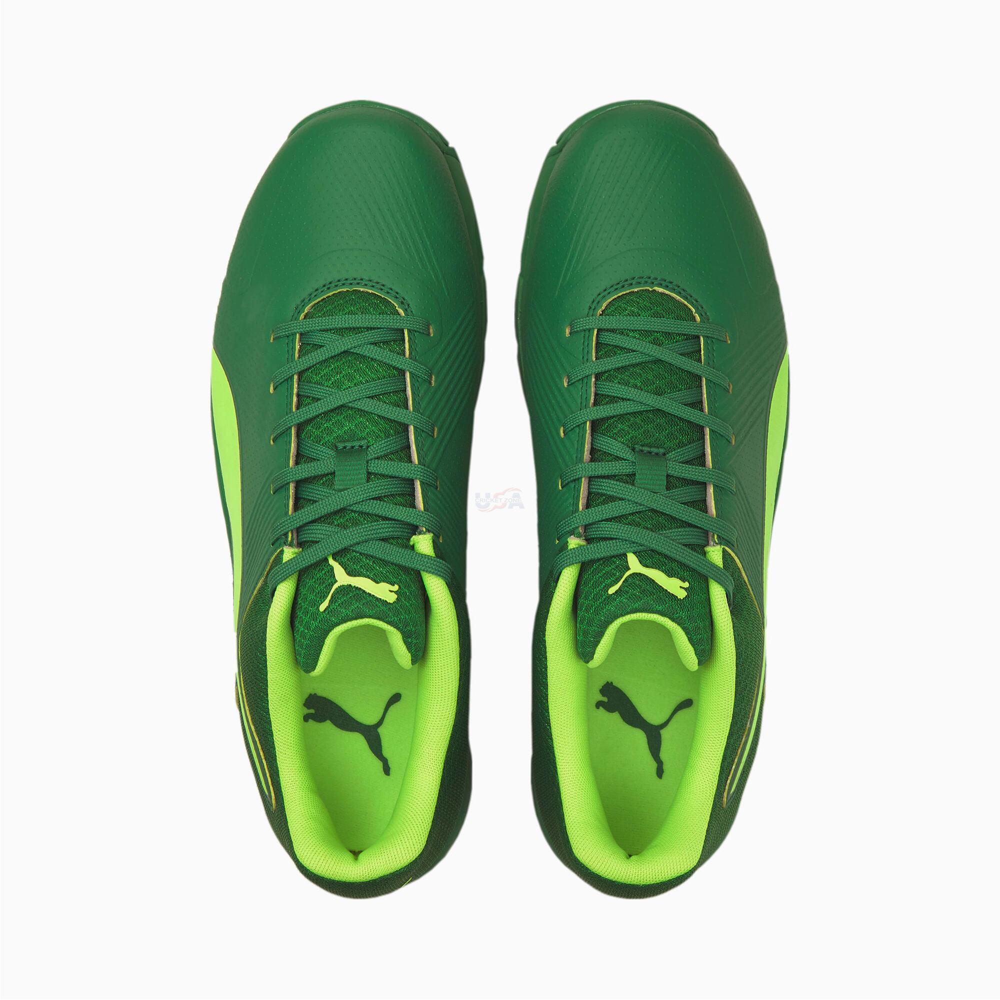 Puma Spike 19.2 Men's Cricket Shoes UK11/US12 / Green
