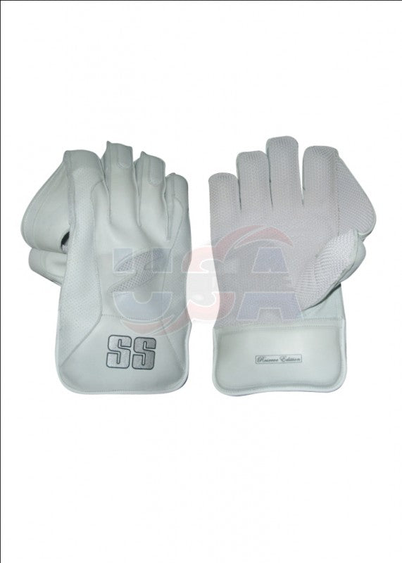 SS FULL WHITE RESERVE EDITION WICKET KEEPING GLOVES